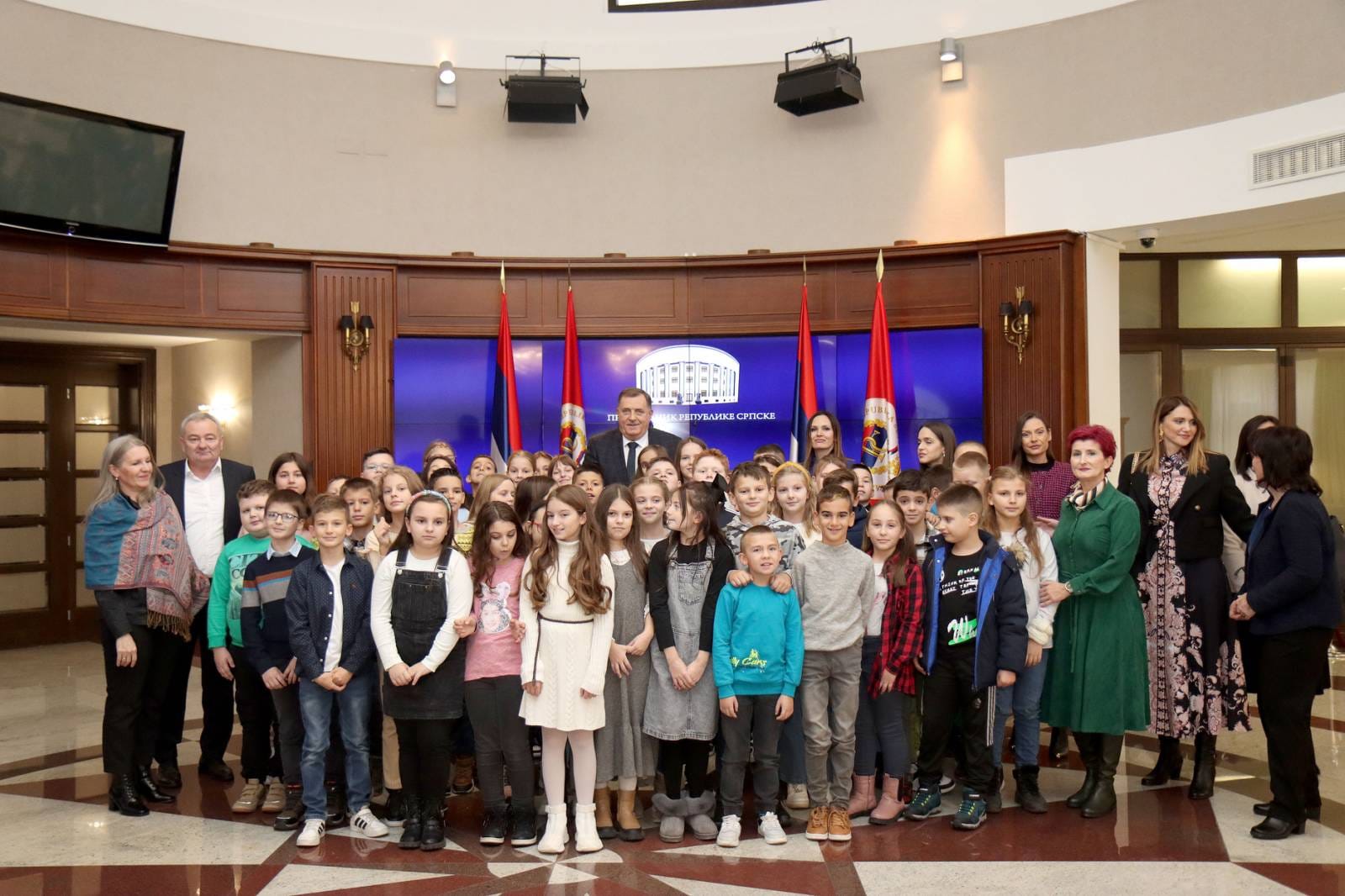 Međunarodni dan prava djeteta obilježen kod Predsjednika Republike Srpske Milorada Dodika.